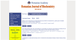 Desktop Screenshot of journal.biochim.ro