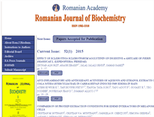 Tablet Screenshot of journal.biochim.ro