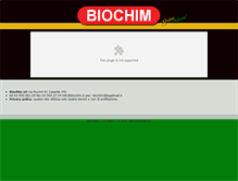 Tablet Screenshot of biochim.it